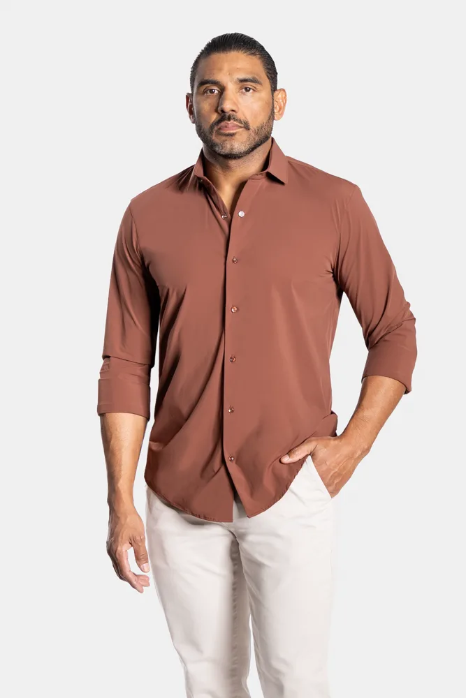 CAMISA DI CASA LEONE - Tabaco — foto oficial