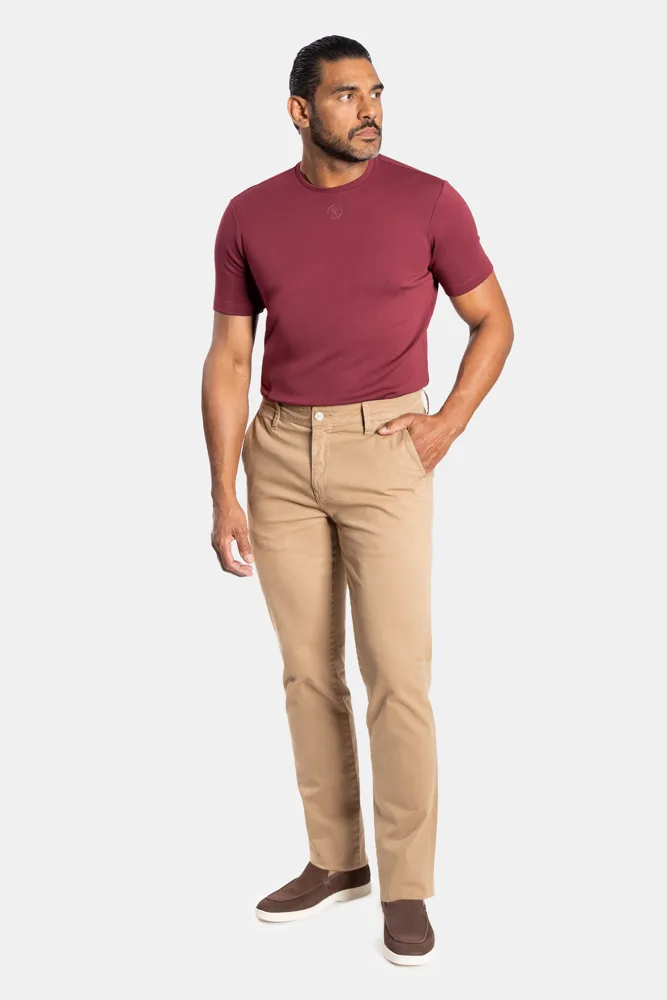 CAMISETA ADDEN LEONE - Marsala — foto oficial