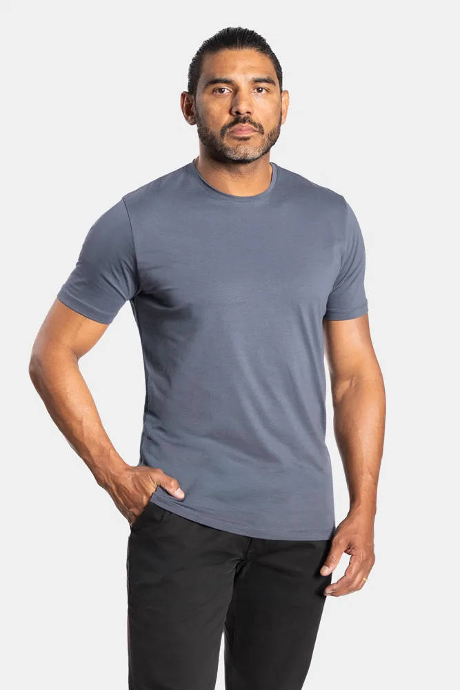 CAMISETA ALGODÃO EGIPCIO CRLN - Grafite — foto oficial