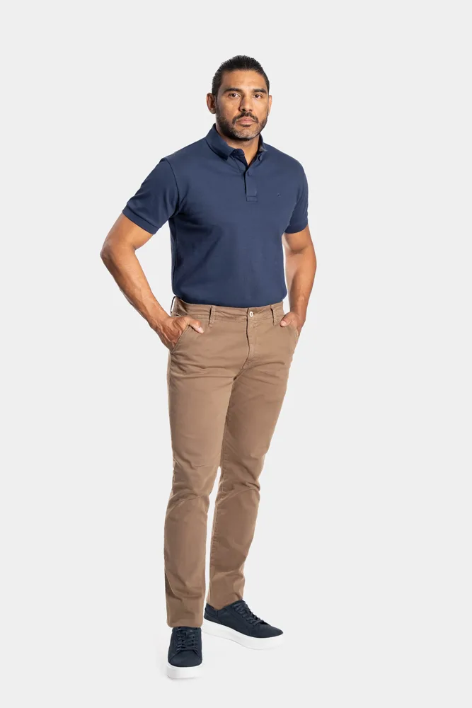 POLO PIQUET CRLN - Azul-marinho — foto oficial